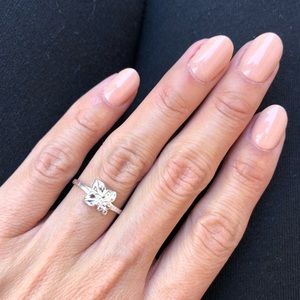 Flower Sterling Silver Ring